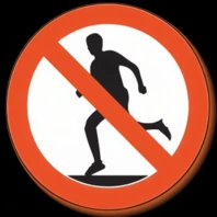 No running